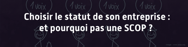 scop statut juridique entreprise société coopérative et participative